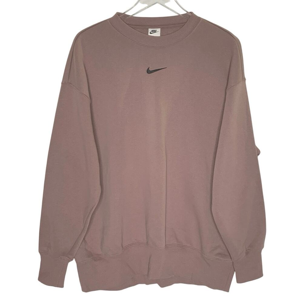 Nike Sportswear Phoenix Fleece Oversized Crewneck Sweatshirt M Smokey Mauve